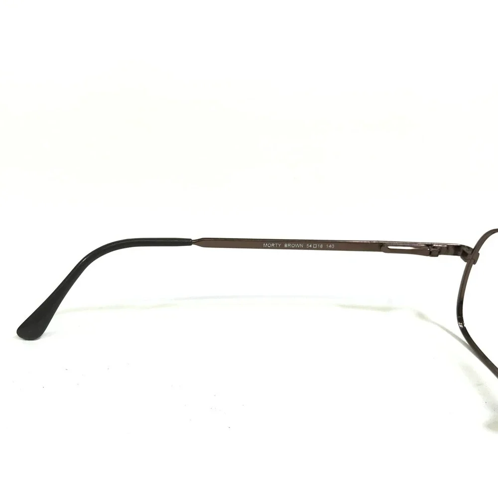 Eight to Eighty Eyeglasses Frames MORTY BROWN Square Full Rim 54-18-140